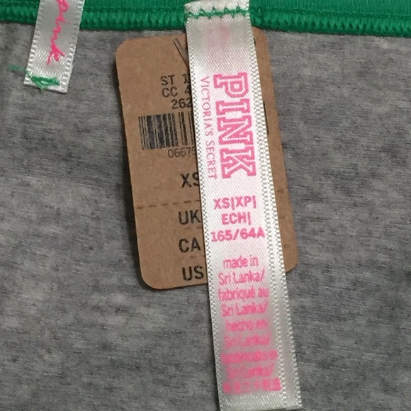 VS PINK Lucky Panties! 4 Leaf Clover Cotton Boyshort - Picture 10 of 12